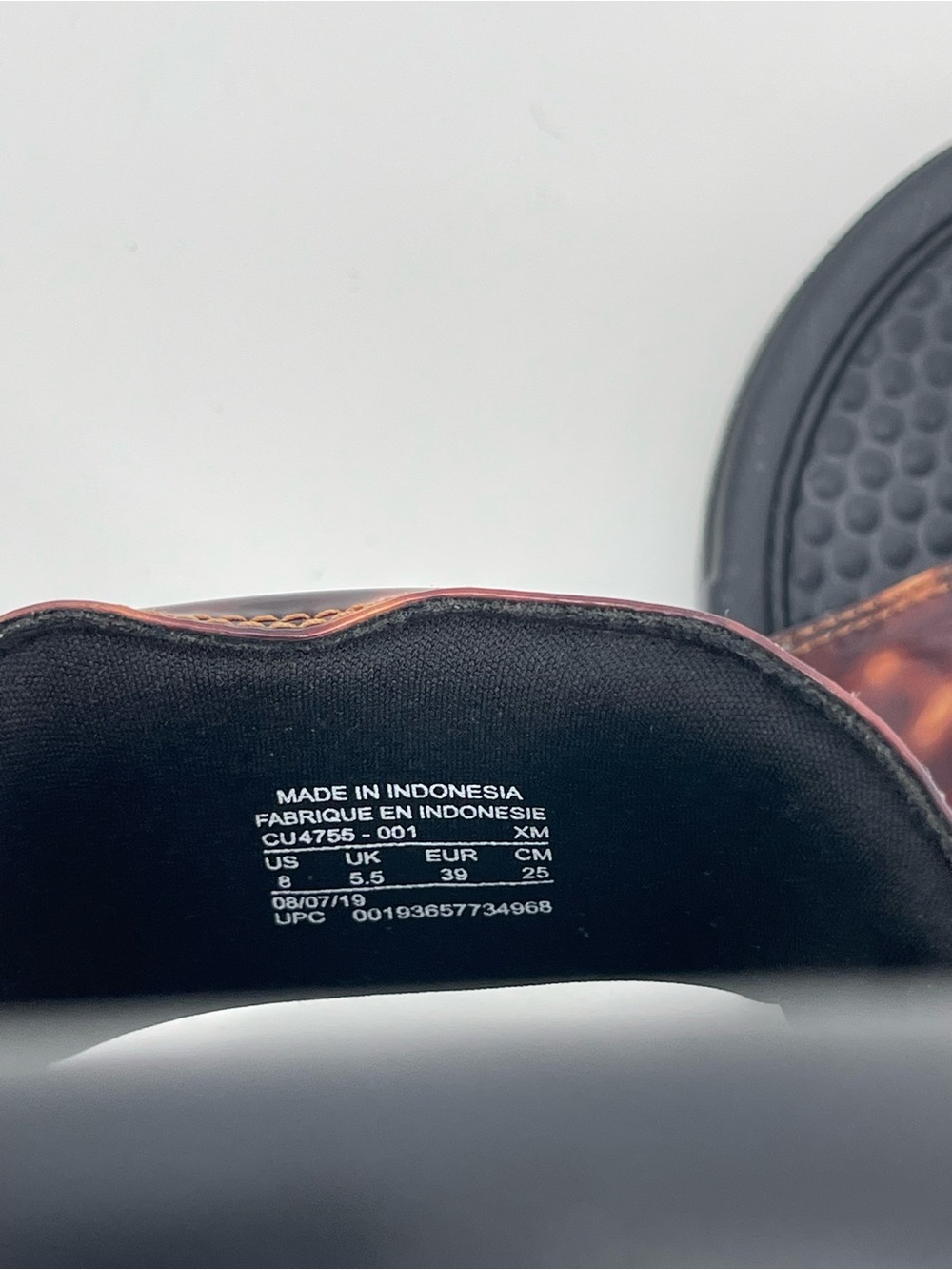 Nike Benassi JDI Print Black with Tortoiseshell Strap - Picture 4 of 6
